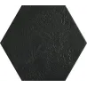 Carrelage sol hexagonal Milan black 25*25 cm