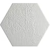  Carrelage sol hexagonal Milan white 25x25 cm - Réflex Boutique