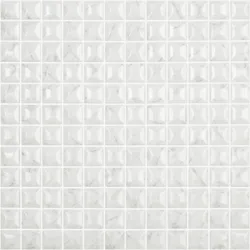  Mosaïque Marbella edna carrara grey brillant 31.5x31.5 cm - Réflex Boutique