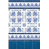  Azulejos Galan Flor Azul.2 20x20 cm - Réflex Boutique