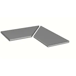  Margelles d'angle piscine Dylan 30x60 cm (2 pièces) - Réflex Boutique