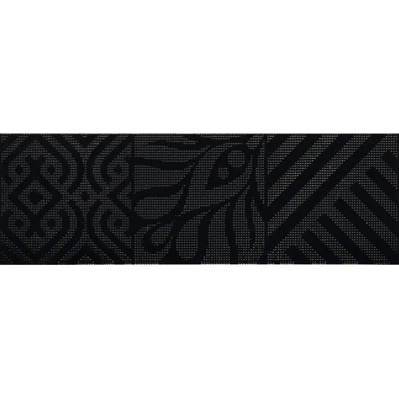  Carrelage mur Décor Vita Black ( 2 pièces) 20x60 cm - Réflex Boutique