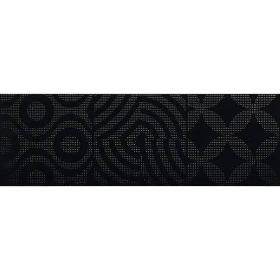  Carrelage mur Décor Vita Black ( 2 pièces) 20x60 cm - Réflex Boutique