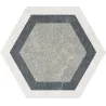  Carrelage sol hexagonal Fontenay Grey 25x25 cm - Réflex Boutique