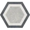  Carrelage sol hexagonal Fontenay Grey 25x25 cm - Réflex Boutique