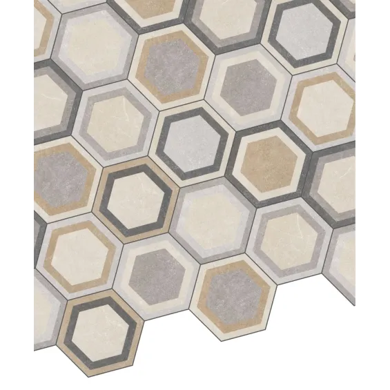  Carrelage sol hexagonal Fontenay 25x25 cm - Réflex Boutique