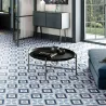  Carrelage sol effet carreaux de ciment Athènes saint tropez blue 25x25 - Réflex Boutique