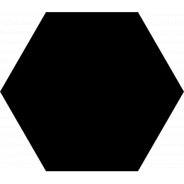 Carrelage sol hexagonal Rakuni black 25*25 cm