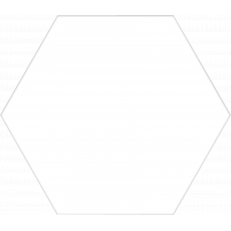 Carrelage sol hexagonal Rakuni white 25*25 cm
