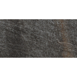 Carrelage sol extérieur effet pierre minéral nero R9 45*90cm