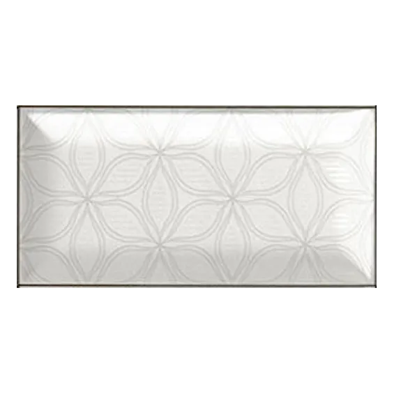  Carrelage mur Métro luxor white 10x20 biseauté - Réflex Boutique