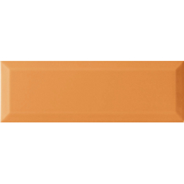 Carrelage mur Métro Colors naranja 10x30 cm biseauté