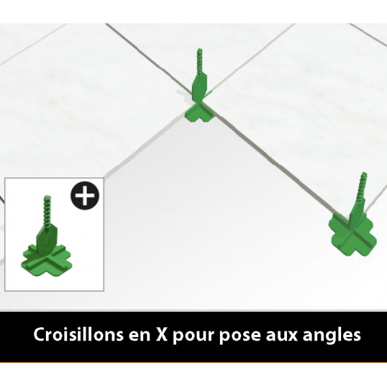 Croisillon carrelage 2 mm - Réflex Boutique
