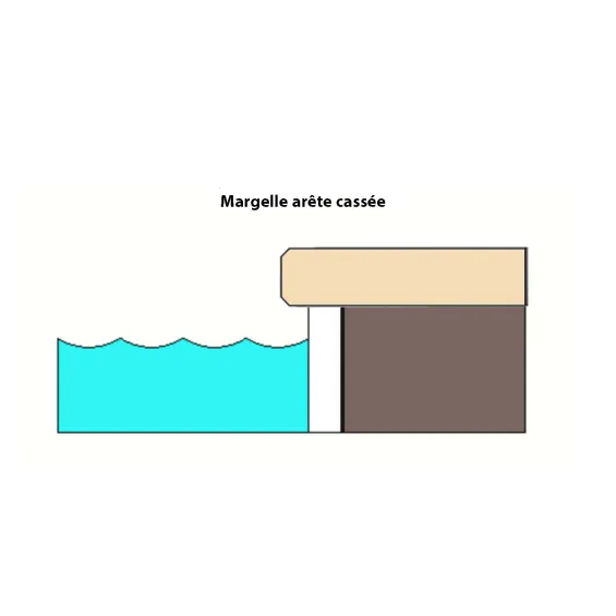  Margelle piscine Prodige 2.0 gris 30x60 cm - Réflex Boutique