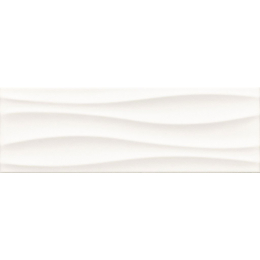 Carrelage mur Blanco ondas mate 20x60 cm