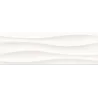 Blanco ondas mate 20*60 cm