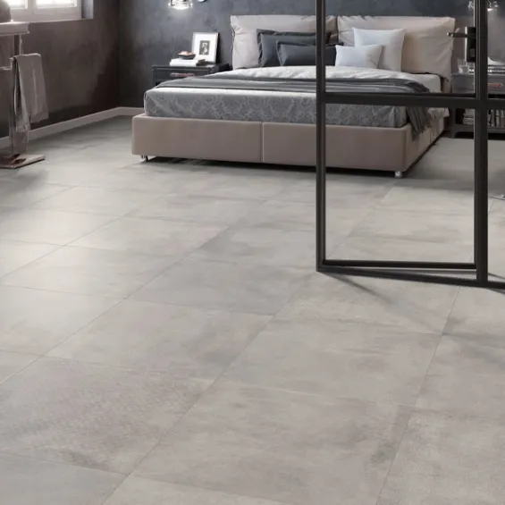  Carrelage sol effet béton XXL grey 29,2x59,2 cm - Réflex Boutique