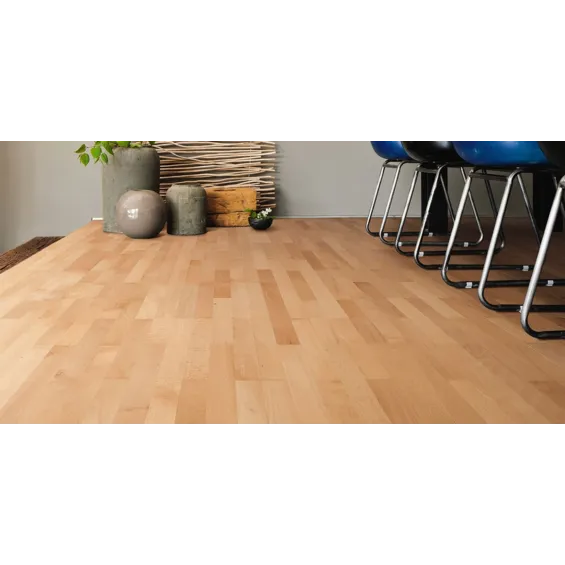  Parquet contrecollé Chelsea hêtre étuvé trend vitrifié 3 frises 18x220 cm - Réflex Boutique