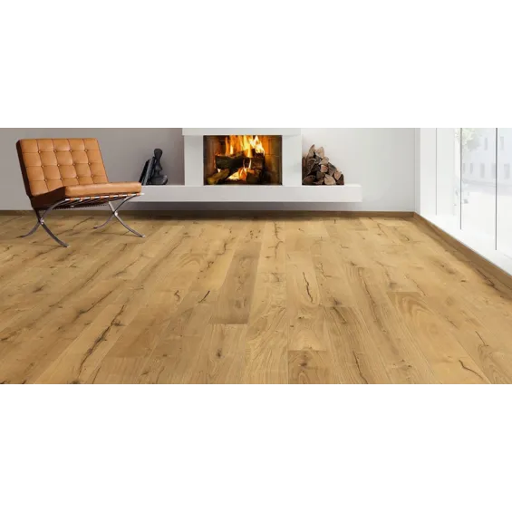  Parquet contrecollé Windsor chêne Alabama brossé huilé planche large 18x220 cm - Réflex Boutique