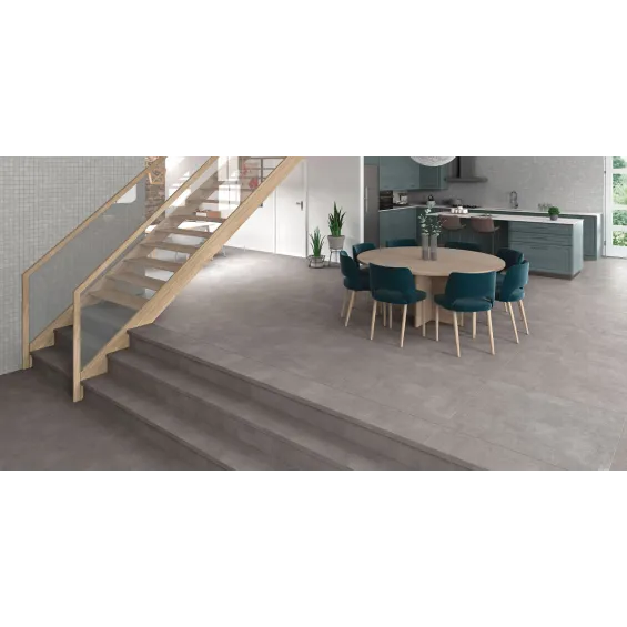  Carrelage sol effet Béton graphito 98,5*98,5 cm - Réflex Boutique