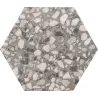  Carrelage sol hexagonal Terrazzo grey 23x23 cm - Réflex Boutique