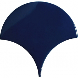 Carrelage mur écaille de poisson indigo 12.7x6.2 cm