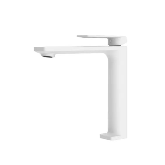  Mitigeur lavabo Bart haut blanc - Réflex Boutique