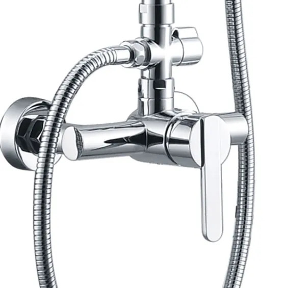  Colonne de Douche Victoria télescopique chrome. - Réflex Boutique