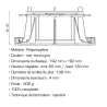  Plots Cleman autonivelant 80/130 mm (20 pièces) Jouplast - Réflex Boutique