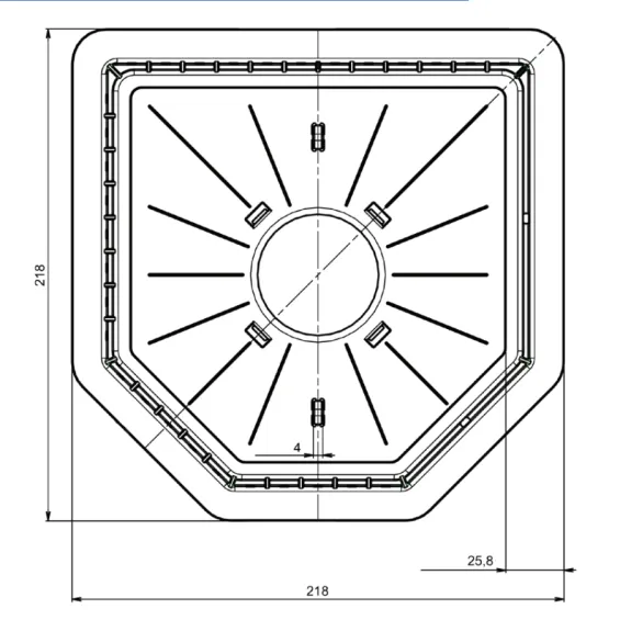  Plaque à dalle pour plots Cleman (10 pièces) Jouplast - Réflex Boutique