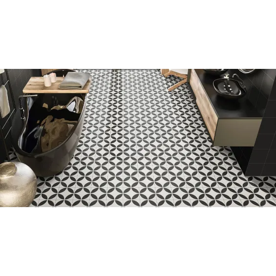  Carrelage sol effet carreaux de ciment Richelieu cavan 20x20 cm - Réflex Boutique