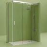  Portes de douche angle coulissante Trebol - Réflex Boutique