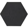  Carrelage sol hexagonal Gaudi hex Black 25x25 cm - Réflex Boutique