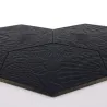  Carrelage sol hexagonal Gaudi hex Black 25x25 cm - Réflex Boutique