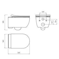 Cuvette suspendue WC First...