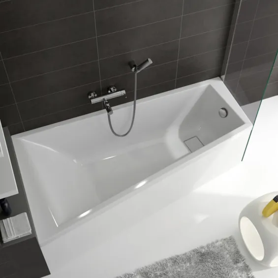  Baignoire Maestro asymétrique droite 170 x 90/55 cm - Réflex Boutique