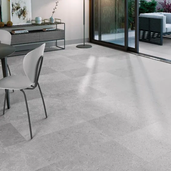  Carrelage sol effet pierre Sevilla grigio 44*66 cm - Réflex Boutique