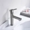  Mitigeur lavabo Menton Acier - Réflex Boutique