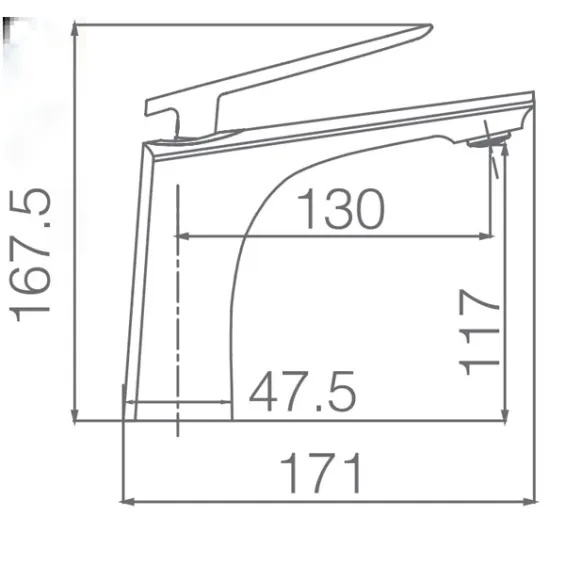  Mitigeur lavabo Venise chrome - Réflex Boutique