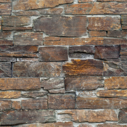 Parement pierre naturelle Wall multi 15,2x61,5 cm