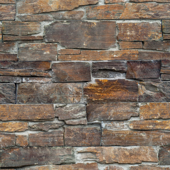 Parement pierre naturelle Wall multi 15,2x61,5 cm - Réflex Boutique