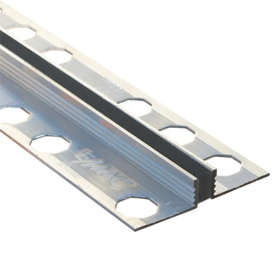 Joints de dilatation en aluminium et PVC Slimm