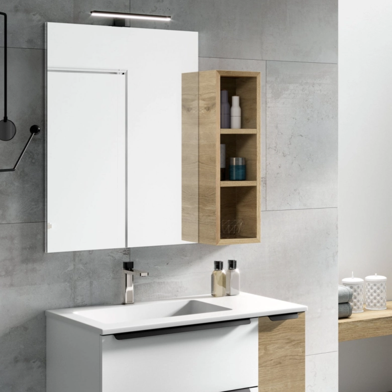 Etagère vertical X3 Victoria Chêne Naturel