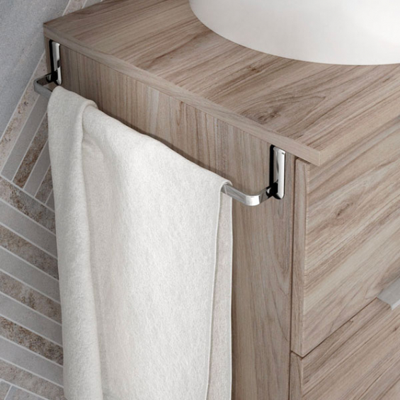 Porte serviette universel pour meubles salle de bain