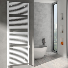 Radiateur sèche-serviettes Sanifun Medina 120 x 40 Blanc. commande chez le  seul online magasin salle de bains