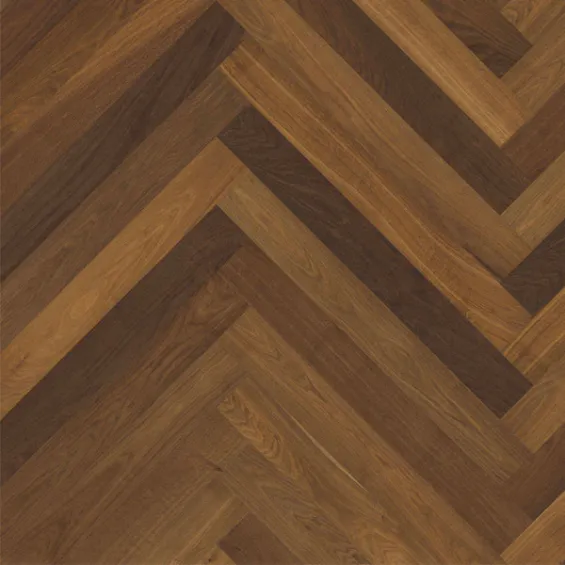  Parquet contrecollé Bonn chêne Fumé brossé huilé Baton rompu 12x100 cm - Réflex Boutique