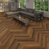  Parquet contrecollé Bonn chêne Fumé brossé huilé Baton rompu 12x100 cm - Réflex Boutique