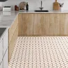  Carrelage sol effet carreaux de ciment Vintage grace beige 33,15x33,15 cm - Réflex Boutique