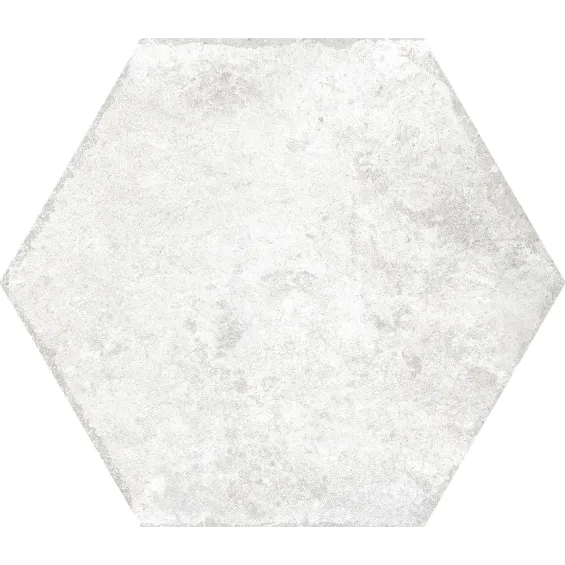  Carrelage sol et mur hexagonal Jungle blanco 23x27 cm - Réflex Boutique