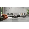  Carrelage sol et mur poli effet marbre Druilhe grey 60x120 cm - Réflex Boutique